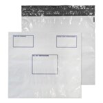 Blake Purely Packaging 430 x 460 mm Wallet Polythene Mailing Envelope Peel & Seal 50 micron White Pack of 100