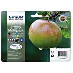 Epson T1295 Original Ink Cartridge Black/Cyan/Magenta/Yellow C13T12954012 Apple DURABrite™ Ultra 1x11.2 ml 3x7 ml Multipack of 4
