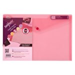 Snopake Polyfile Wallet File Foolscap Red Pack of 5