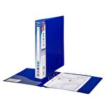 Snopake Superline A4 Ring Binder 2-Ring 25 mm Electra Blue Pack of 10