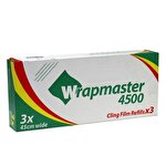 Wrapmaster Clingfilm Refil 18" 45 cm x 300m Case of 3
