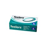 Feelers Textured Latex Exam Gloves Powder-Free XL Pack of 100