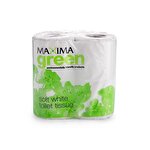 Maxima Green Toilet Roll 2-ply Case of 48