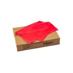 Red Laundry Bags with Soluble Dissolving Strip 18 x 28 x 30" Case of 200
