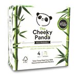 Cheeky Panda Bamboo Eco Friendly Toilet Roll 3-ply Pack of 4