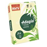 Rey Adagio Card A4 Coloured Paper 160 gsm Ivory 250 Sheets