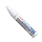 Uni-Ball PX-30 Paint Marker Broad Chisel Tip 8 mm Line White Pack of 6
