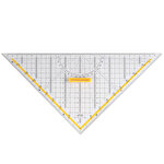 Hatas Geometric Square 32 cm Clear