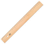 Hatas Wooden Ruler 30 cm