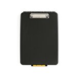 Seco A4 Weatherproof Heavy Duty 2-in-1 Storage Clipboard Black