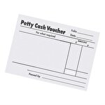 Petty Cash Pad 80 Sheets 88 mm x 138 mm Pack of 5