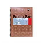 Pukka Pad Jotta Executive Wirebound Notebook A4 Card Cover Ruled 300 Pages Metallic Copper Pack of 3