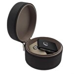 CEG-101 Anti-Theft RFID Signal Blocking Key Fob Storage Case Zip Closure 70 x 100 x 100 mm (H x W x D) Black
