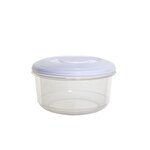 Food Storage Container 1.0-Litre Round with White Lid