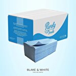 Purely C-Fold Hand Towels 1-ply 100% Recycled Blue Case of 2400 (160 x 15 Packs)