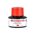 Edding MTK 25 Bottled Refill Ink for Permanent Markers 25 ml Red