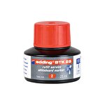 Edding BTK 25 Bottled Refill Ink for Whiteboard Markers 25 ml Red