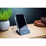 Ventev Universal Wireless Chargestand/Desktop Charger, Qi Enabled, Fast Charging 15W