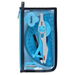 Helix Super School Maths Set with Zipper Bag - 6 Piece Kit