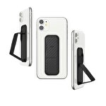 CLCKR 39132 Universal Phone Grip and Stand Carbon Fibre