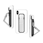 CLCKR 34477 Large Universal Phone Grip and Stand White