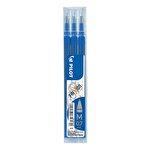 Pilot FriXion Ball/Clicker Refill 0.7 mm Medium Tip Blue Pack of 3