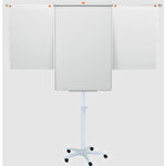Nobo Classic Nano Clean™ Mobile Easel Magnetic Flipchart 700 x 745 mm Silver