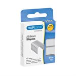 Rapesco 26/6 mm Galvanised Staples Pack of 2000