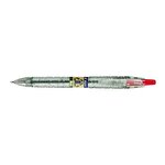 Pilot Ecoball B2P Ballpoint Pen 1.0 mm Medium Tip Red Pack of 10