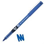 Pilot Hi-Tecpoint V5 Rollerball Pen Liquid Ink 0.5 mm Fine Tip Blue Pack of 12