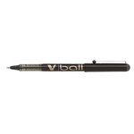 Pilot V-Ball 07 Rollerball Pen Liquid Ink 0.7 mm Medium Tip Black Pack of 12