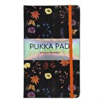 Pukka Bloom Softcover Notebook 192 Pages Ruled 21 x 13 cm Black