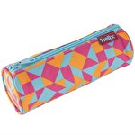 Oxford Geo Pencil Case Orange 17 cm x 7 cm