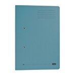 Elba Foolscap Spring Transfer File 285 gsm Manilla Pastel Blue Pack of 25