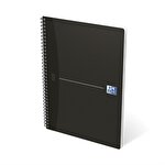 Oxford Essentials A4 Wirebound Notebook Soft Card Cover 180 pages Scribzee Compatible Black Pack of 5