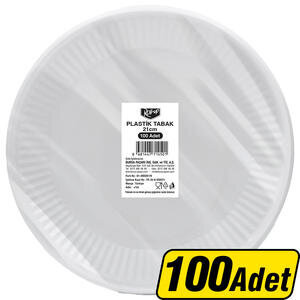 Roll-Up Plastik Tabak  21 cm 100'lü