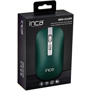 INCA IWM-531RY BT Metallic Mouse - Yeşil buyuk 5
