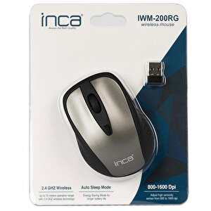INCA IWM-200R Wireless Mouse - Gri buyuk 5