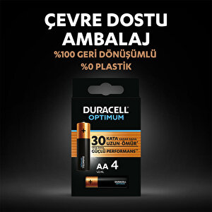 Duracell Optimum Aa Alkalin Pil 4’Li buyuk 7