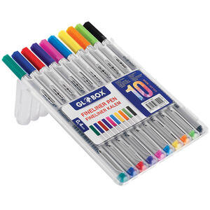 Globox Fineliner Kalem Seti 10 Renk