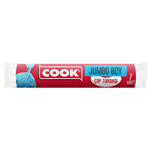 Cook Ekonomik Çöp Torbası Jumbo Boy 80 cm x 110 cm Mavi Tek Rulo buyuk 1