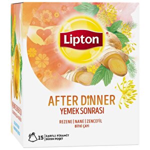Lipton After Dinner Bitki ve Meyve Çayı 22,5 gr 15&#039;li Paket