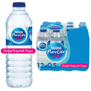 Nestlé Pure Life Doğal Kaynak Suyu 500 ml 12'li
