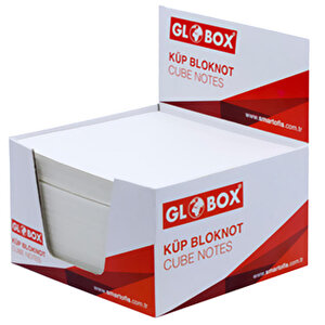 Globox Beyaz Küp Not Kağıdı 8 cm x 8 cm buyuk 1