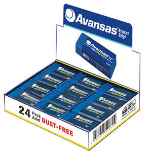 Avansas SG-24S Orta Boy Sınav Silgisi 24'lü Paket