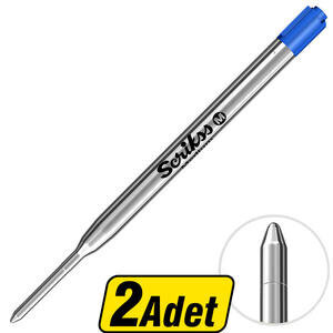 Scrikss G2 Standart Tükenmez Kalem Refili Mavi 2'li Paket