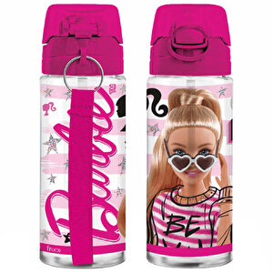 Barbie Lisanslı Due Girls Power Plastik Çocuk Su Matarası 500 ml