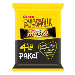 Ülker Metro Çikolata Bar 36 g 4'lü