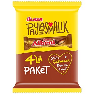 Ülker Albeni Çikolata Bar 40 gr. 4'lü Paket buyuk 1