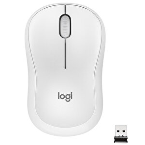 Logitech M221 Sessiz Kompakt Kablosuz Mouse - Beyaz buyuk 1